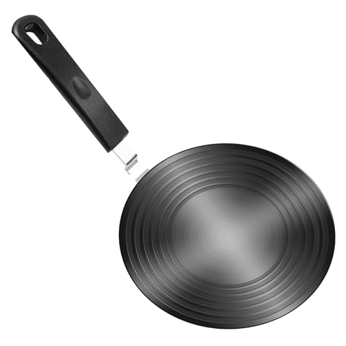 Induction Adapter, 24cm Induktion Adapterplatte mit Abnehmbarem Griff, Induktionsadapter für die Verwendung von Kochgschirr auf Induktion (Schwarz) von SNSYGN