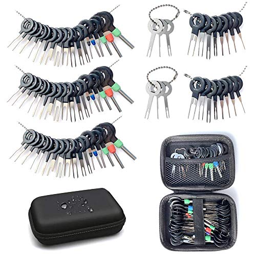 Maerd Terminal Removal Tool Kit, 76Pcs Terminal Ejector Kit for Car, Pin Extractor Tool Set Release Electrical Wire Connector Puller Repair Key Removal Tools von SNUNGPHIR