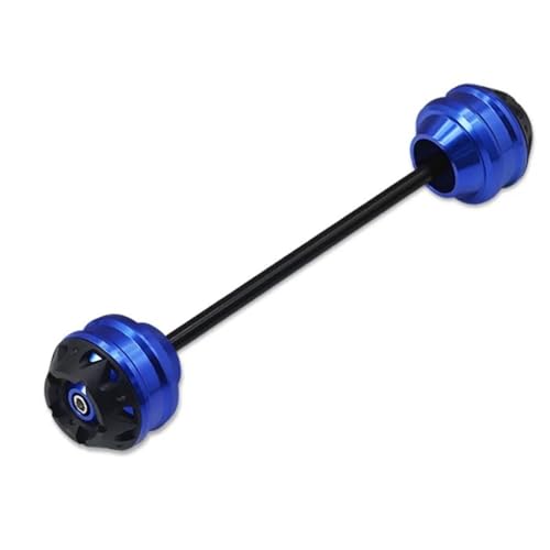 Motorrad Hinterachse Gabel Rad Crash Slider Kappe Fallen Protector Pad Für Y&amaha TMAX 530 DX SX TMAX560 TechMax 2017-2024 Rahmen Schieberegler Frame Sliders(BLAU) von SNWDBH