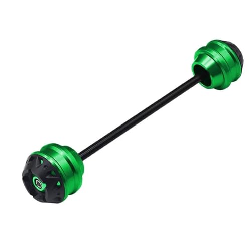 Motorrad Hinterachse Gabel Rad Crash Slider Kappe Fallen Protector Pad Für Y&amaha TMAX 530 DX SX TMAX560 TechMax 2017-2024 Rahmen Schieberegler Frame Sliders(GRÜN) von SNWDBH