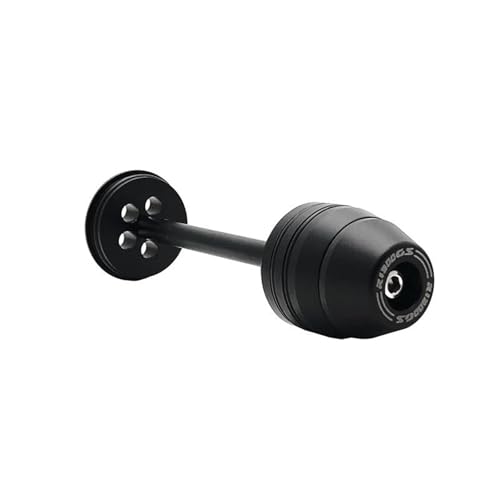 Motorrad Hinterrad Gabel Achse Kappe Crash Protector Slider Für B&MW R NEUN T R9T R1200GS LC R1250GS Abenteuer R1200RT R1300GS Rahmen Schieberegler Frame Sliders(SCHWARZ 1) von SNWDBH