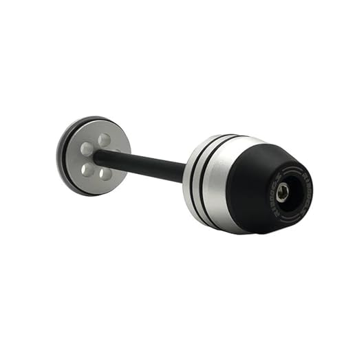 Motorrad Hinterrad Gabel Achse Kappe Crash Protector Slider Für B&MW R NEUN T R9T R1200GS LC R1250GS Abenteuer R1200RT R1300GS Rahmen Schieberegler Frame Sliders(Silber 3) von SNWDBH