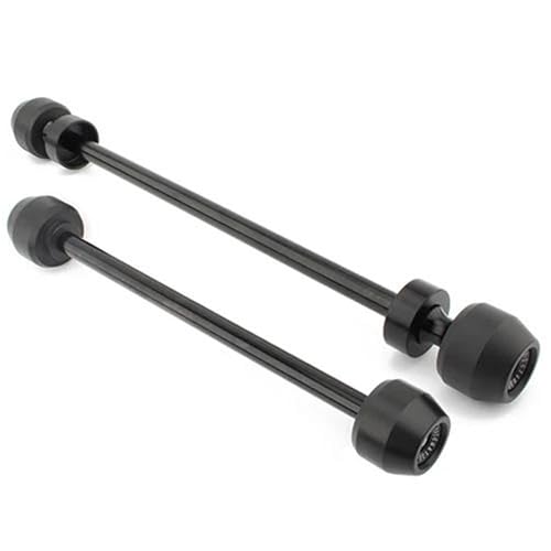 Motorrad Vorne Hinten Rad Achse Gabel Slider Crash Pad Protector Für Ducati Scrambler Classic 800 400 1100 Icon Sixty2 Rahmen Schieberegler Frame Sliders(SCHWARZ) von SNWDBH