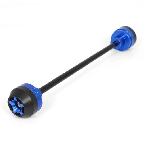Motorrad Vorne Hinterachse Gabel Rad Crash Slider Fallen Protector Pad Für Y&amaha MT 09 SP MT-09 Tracer 900/GT 9GT 9 MT09 2022-2024 Rahmen Schieberegler Frame Sliders(BLAU,Front) von SNWDBH