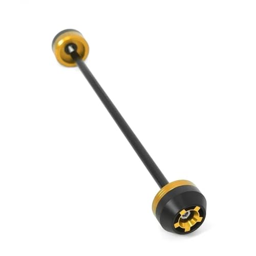 Motorrad Vorne Hinterachse Gabel Rad Crash Slider Fallen Protector Pad Für Y&amaha MT 09 SP MT-09 Tracer 900/GT 9GT 9 MT09 2022-2024 Rahmen Schieberegler Frame Sliders(Gold,HINTEREN) von SNWDBH