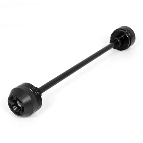 Motorrad Vorne Hinterachse Gabel Rad Crash Slider Fallen Protector Pad Für Y&amaha MT 09 SP MT-09 Tracer 900/GT 9GT 9 MT09 2022-2024 Rahmen Schieberegler Frame Sliders(SCHWARZ,Front) von SNWDBH