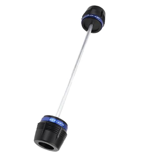SNWDBH Sturzpads Für Vorder- Und Hinterrad, Achse, Gabel Und Sturzpads Für Y&amaha MT-07 MT07 FZ-07 FZ07 2018–2023 Rahmenschutz Rahmen Schieberegler Frame Sliders(BLAU,HINTEREN) von SNWDBH