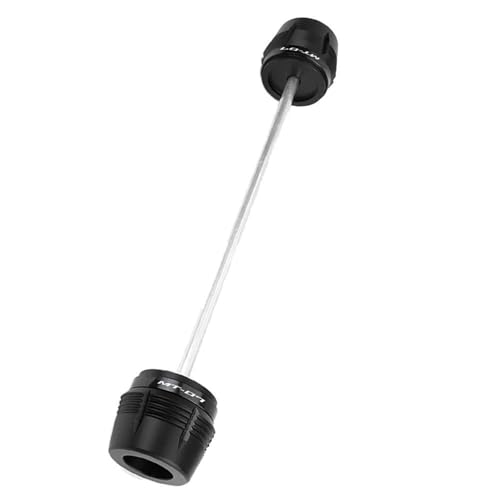 SNWDBH Sturzpads Für Vorder- Und Hinterrad, Achse, Gabel Und Sturzpads Für Y&amaha MT-07 MT07 FZ-07 FZ07 2018–2023 Rahmenschutz Rahmen Schieberegler Frame Sliders(SCHWARZ,HINTEREN) von SNWDBH
