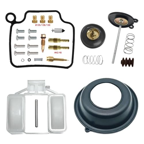 Vergaser Reparatursatz Motorrad-Einzelvergaser-Reparatursatz Für H&onda Shadow 600 VT VLX Deluxe VT600C VT600CD (1998–2007). Schwimmerteile. Vergaser Fix Kit Vergaser(Farbe 1) von SNWDBH