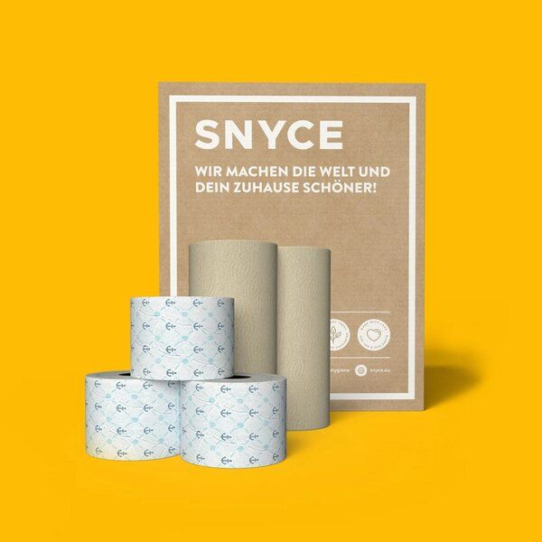 SNYCE Spar-Set Toilettenpapier und Küchenrollen - 100% Recycling von SNYCE