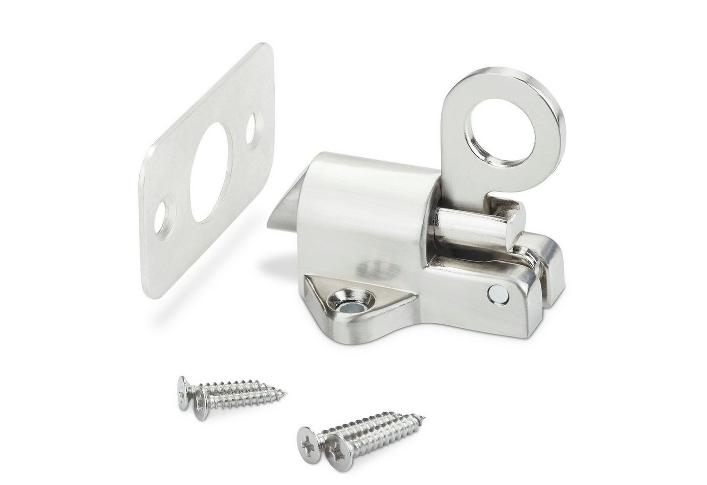 SO-TECH® Haftmagnetschnäpper selbstschließender Türriegel (45 x 44 x 51,5 mm), (1-tlg), Schnappschloss für Klappen oder Türen im Caravanbereich oder Möbelbau von SO-TECH®