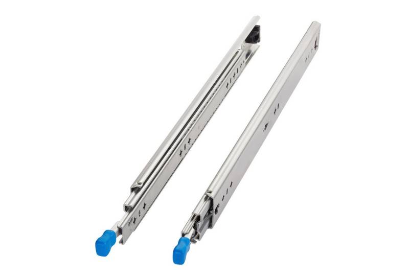 SO-TECH® Auszug Schwerlastauszug 100 kg mit Lock-in/out Einrastfunktion (2 St), blauer Hebel, KV2-100-H53-L850-LC 850 mm von SO-TECH®