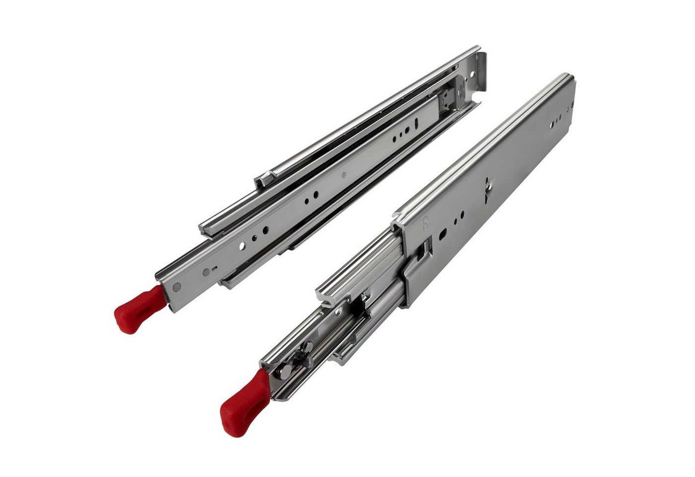 SO-TECH® Auszug Schwerlastauszug belastbar bis 250 kg von JUNKER (2 St), Nennlänge 559 mm, KV1-250-H76-LC Lock-in/out Verriegelung von SO-TECH®