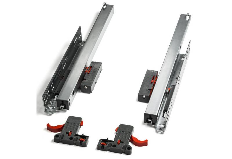 SO-TECH® Auszug Unterflurführung 40 kg 250 - 600 mm UV4-40-K2D-PP Push-Open SmartSlide von SO-TECH®