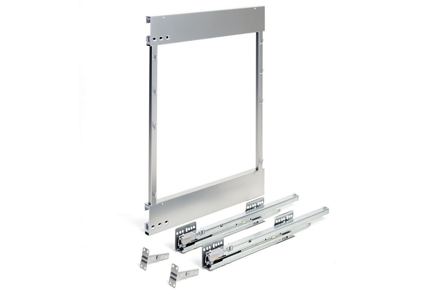 Kesseböhmer Auszugsboden COMFORT II Unterschrankauszug Auszugsrahmen Höhe 566 mm, Anbau Schrankinnenseite links, Beladung rechts von Kesseböhmer