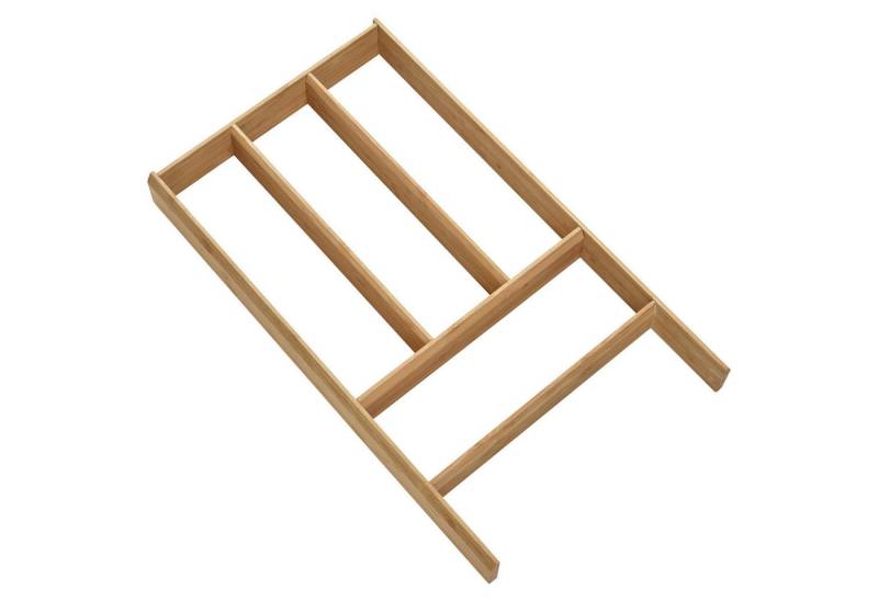 SO-TECH® Besteckeinsatz ORGA-BOX Schubladen Besteckeinsatz 473 x 273 x 50 mm (1 St), Multifunktionseinsatz aus Massivholz Bambus geölt Schubladeneinsatz von SO-TECH®