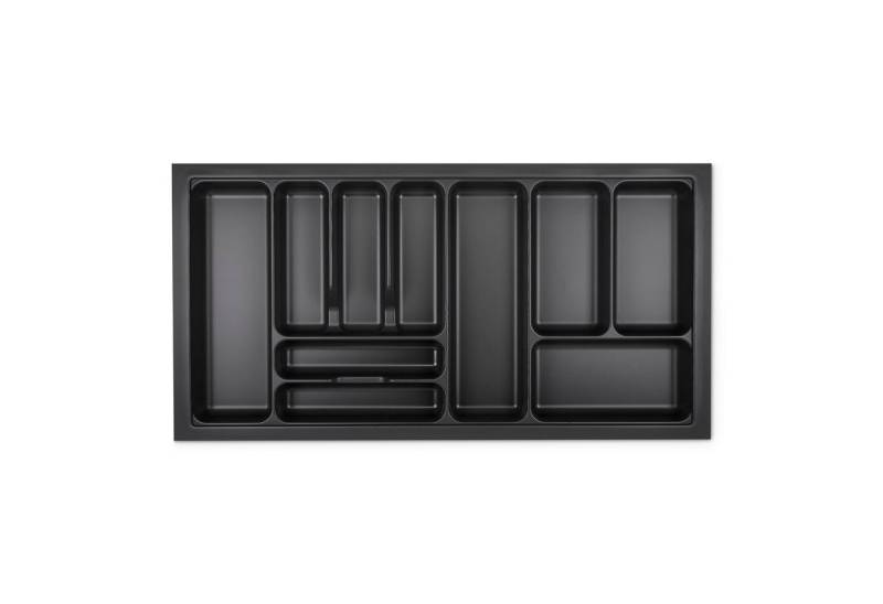 SO-TECH® Besteckeinsatz ORGA-BOX VIII Besteckeinsatz Lavagrau perlstruktur, 911 x 480 mm im 100er Schrank von SO-TECH®