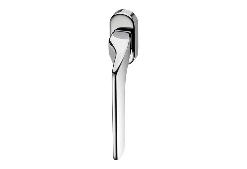 SO-TECH® Fenstergriff CARL Chrom poliert Fensterolive auf Oval-Rosette, Fensterbeschlag Rasterolive mit Befestigungsmaterial von SO-TECH®