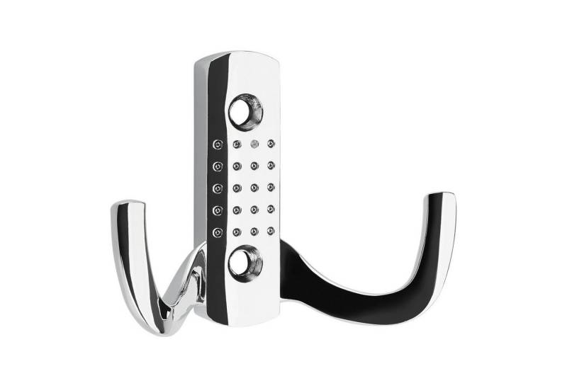 SO-TECH® Garderobenhaken JASMIN STRONG - extra stabile Ausführung (1 St), Variante kurz Chrom poliert von SO-TECH®