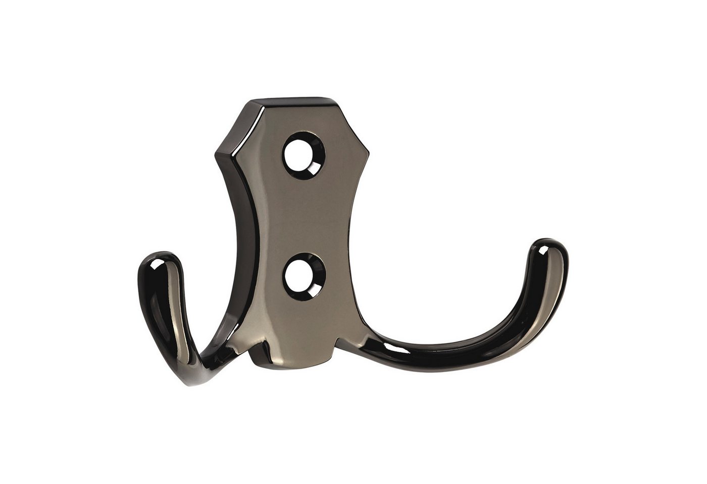 SO-TECH® Garderobenhaken LENA BA 20 mm mit verschiedene Oberflächen und Längen, Chrom dunkel, Ausführung kurz von SO-TECH®