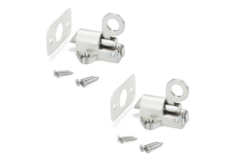 SO-TECH® Haftmagnetschnäpper selbstschließender Türriegel (45 x 44 x 51,5 mm), (2-tlg), Schnappschloss für Klappen oder Türen im Caravanbereich oder Möbelbau von SO-TECH®