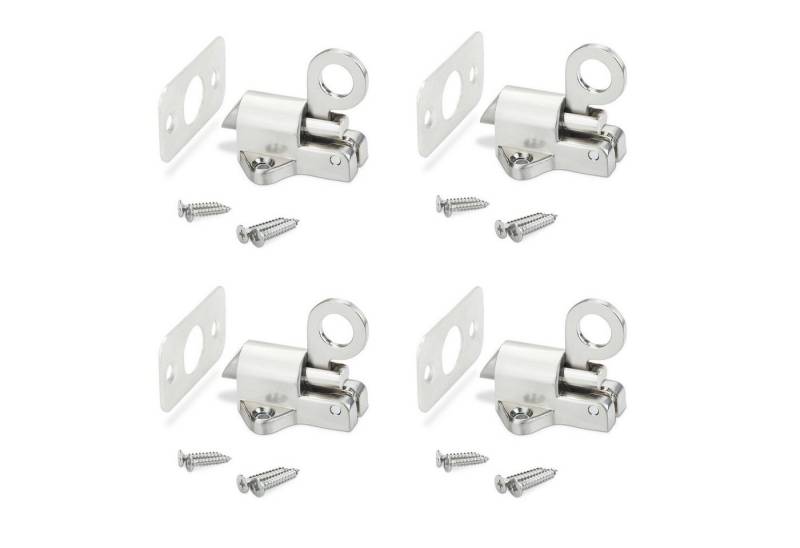 SO-TECH® Haftmagnetschnäpper selbstschließender Türriegel (45 x 44 x 51,5 mm), (4-tlg), Schnappschloss für Klappen oder Türen im Caravanbereich oder Möbelbau von SO-TECH®