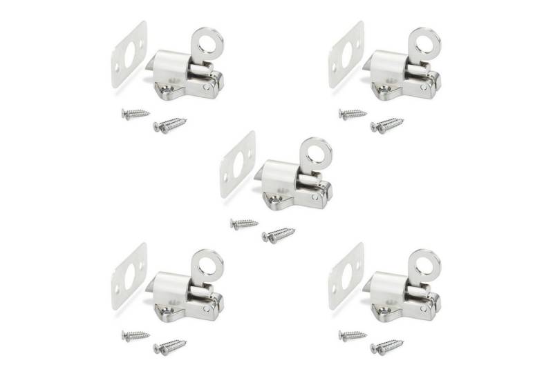 SO-TECH® Haftmagnetschnäpper selbstschließender Türriegel (45 x 44 x 51,5 mm), (5-tlg), Schnappschloss für Klappen oder Türen im Caravanbereich oder Möbelbau von SO-TECH®