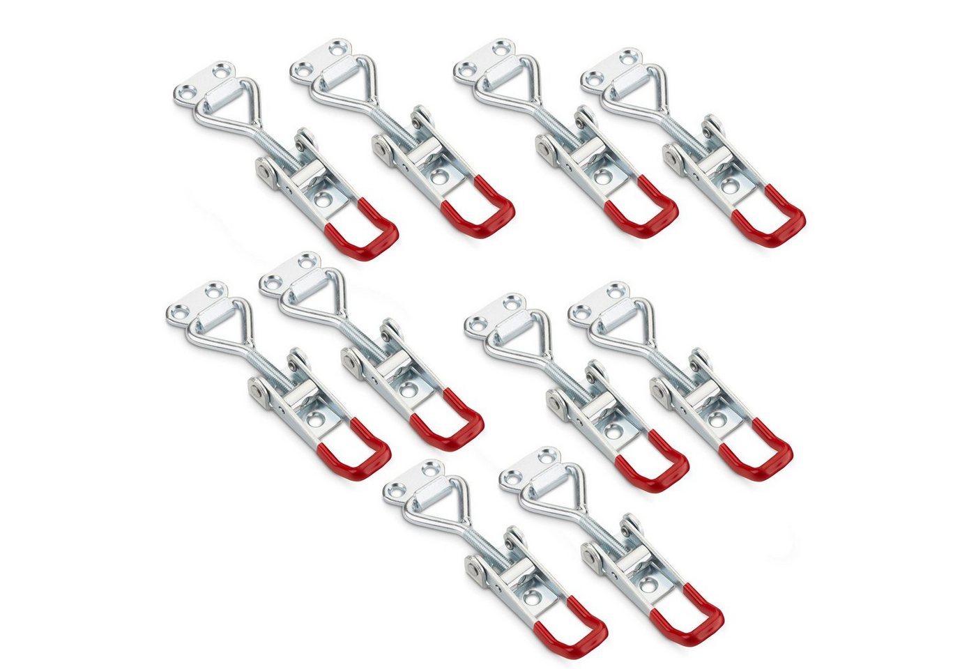 SO-TECH® Kastenriegelschloss Spannverschluss, verstellbarer Schnellspanner, M5-Gewinde - Haltekraft 165 kg, (10-tlg), M5 (Haltekraft 165 kg) Stahl verzinkt von SO-TECH®