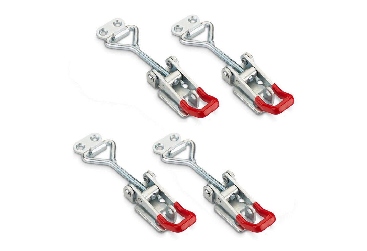 SO-TECH® Kastenriegelschloss Spannverschluss, verstellbarer Schnellspanner, M6-Gewinde - Haltekraft 220 kg, (4-tlg), M6 (Haltekraft 220 kg, abschließbar) Stahl verzinkt von SO-TECH®