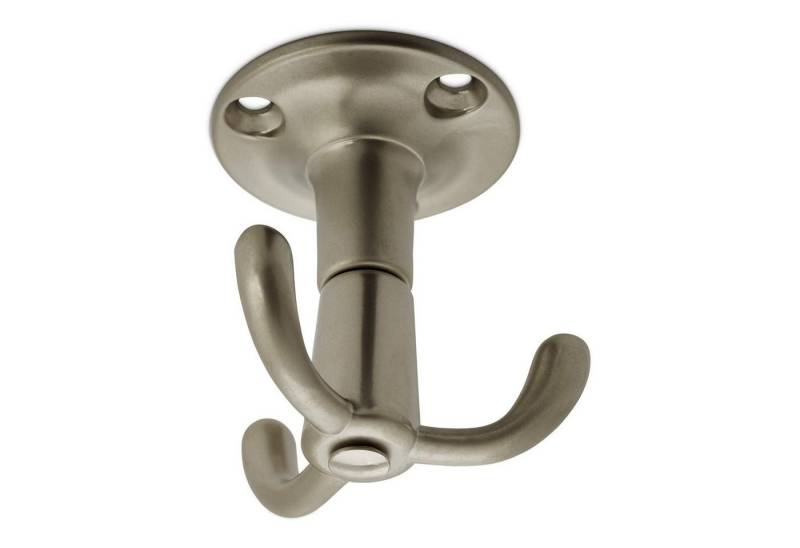 SO-TECH® Klapphaken Drehhaken TROMSO 53 x 50 mm Sockel Ø 40 mm 3-fach Haken aus Aluminium, (5-St) von SO-TECH®