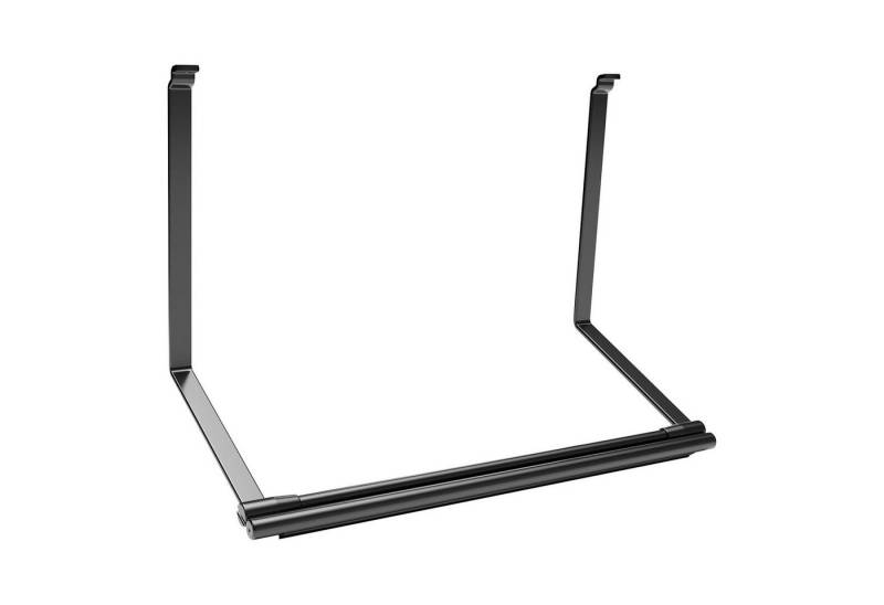 Kesseböhmer Küchenrückwand Linero Style Relingsystem für die Küche - versch. Elemente, Papierrollenhalter schwarz von Kesseböhmer