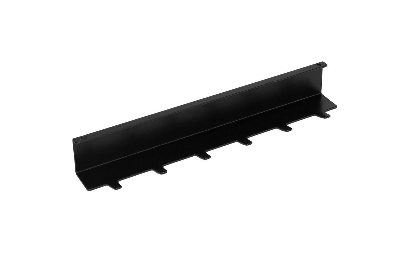 Kesseböhmer Küchenrückwand Relingsystem Linero MosaiQ schwarz modular, (1-tlg), 6er Hakenleiste von Kesseböhmer
