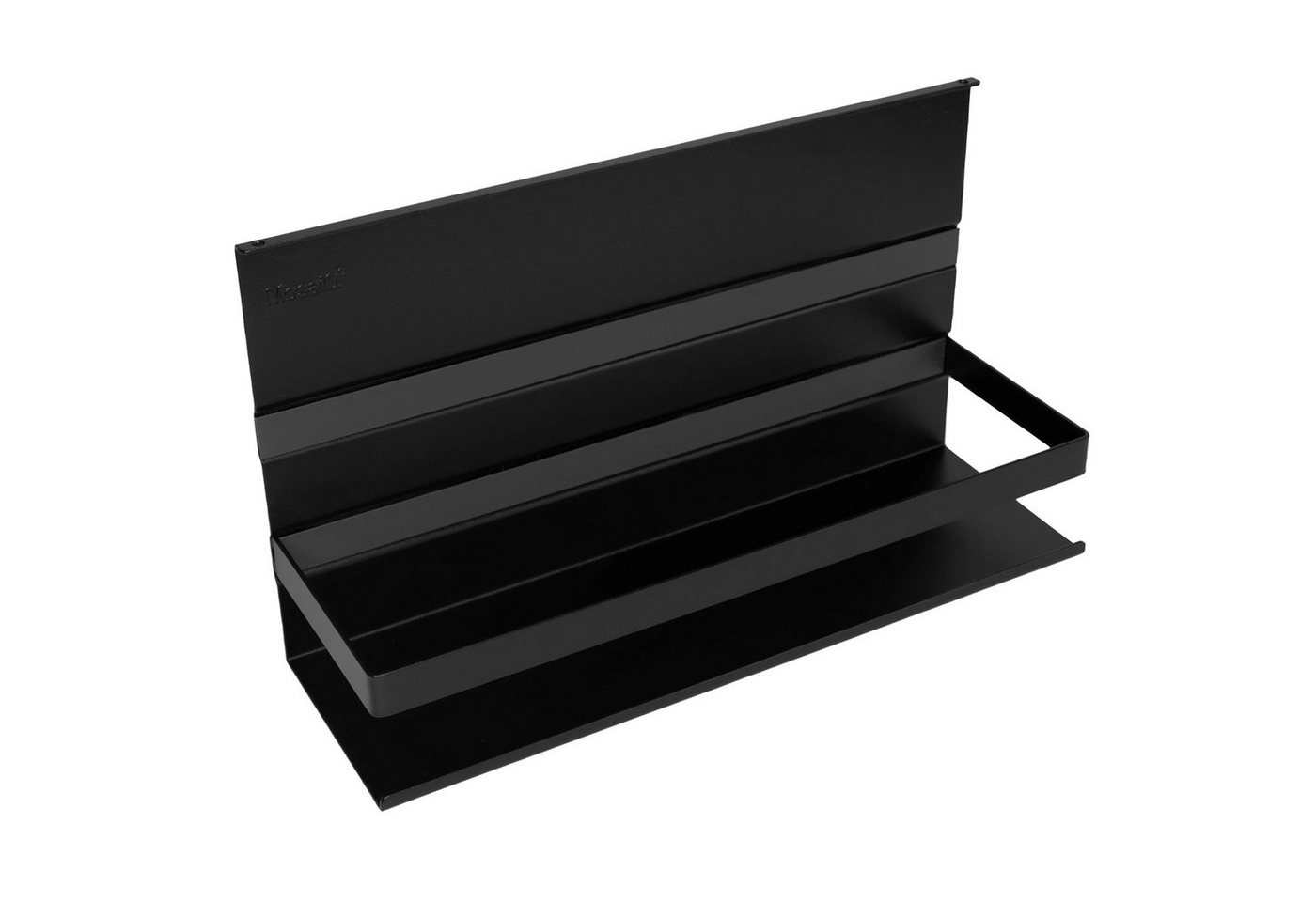 Kesseböhmer Küchenrückwand Relingsystem Linero MosaiQ schwarz modular, (1-tlg), Universalablage 200 mm + Bügel von Kesseböhmer