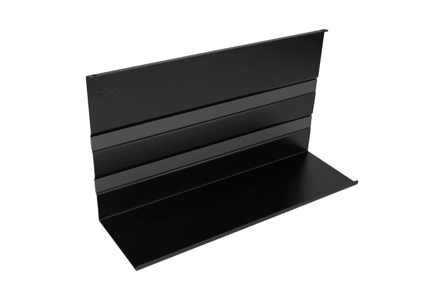 Kesseböhmer Küchenrückwand Relingsystem Linero MosaiQ schwarz modular, (1-tlg), Universalablage 200 mm von Kesseböhmer