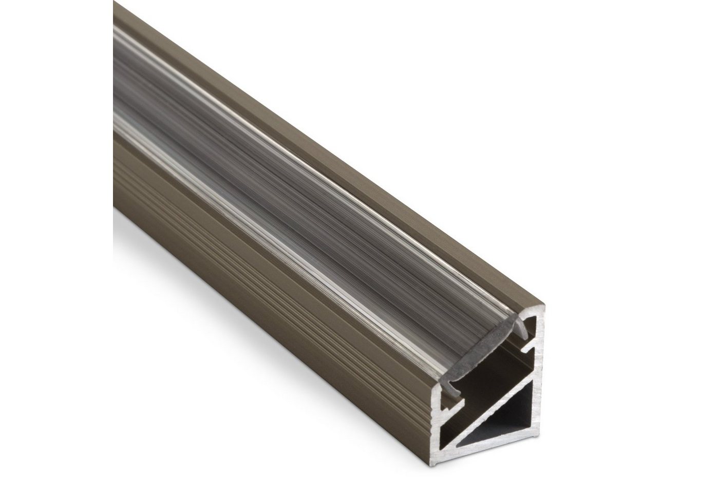 SO-TECH® LED-Stripe-Profil 3 Stück LED-Aluprofil 44 oder 55, Länge je 2 m, Abdeckung opal oder klar, versch. Ausführungen von SO-TECH®