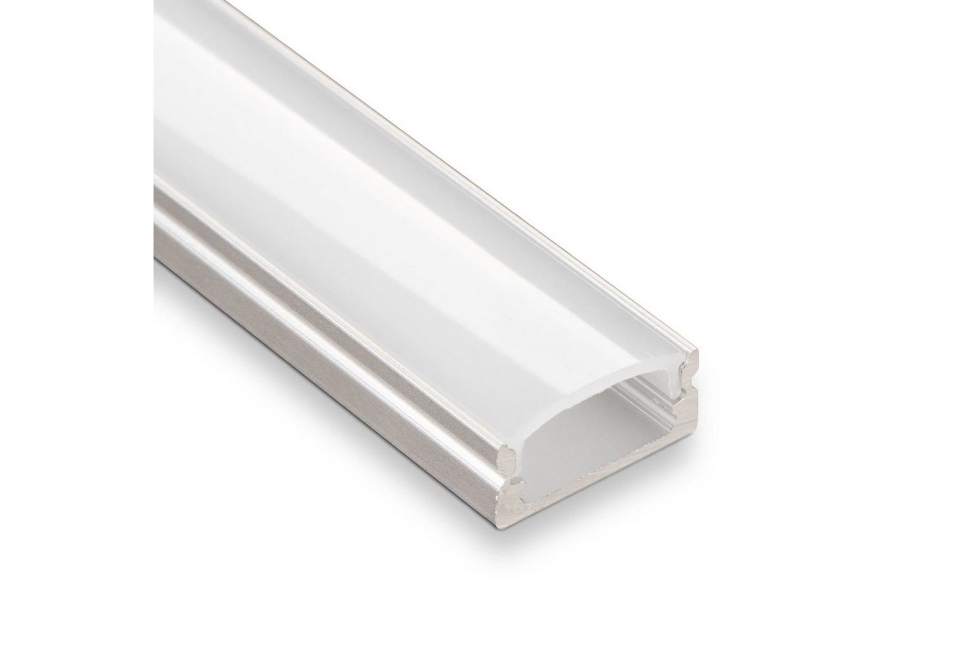 SO-TECH® LED-Stripe-Profil 3 Stück LED-Aluprofil für LED Streifen, Länge je 2 m, 3x Profil-22 mit opaler Abdeckung von SO-TECH®