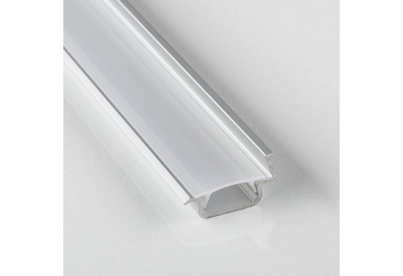 SO-TECH® LED-Stripe-Profil 3 Stück Profil 44, 77 (Fliesenmontage) oder 88 (30° Winkel), Breite: 21,5 mm / Einlassmaße (Breite x Tiefe): 18 x 10 mm von SO-TECH®