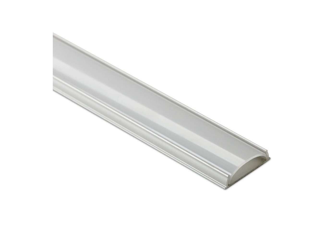 SO-TECH® LED-Stripe-Profil Biegsames LED-Aluprofil 42, Aluminium eloxiert, Abdeckung opal oder klar, versch. Ausführungen von SO-TECH®