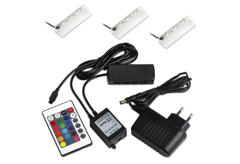 SO-TECH® LED Unterbauleuchte RGB-LED Farbwechsel Glasbodenbeleuchtung von SO-TECH®