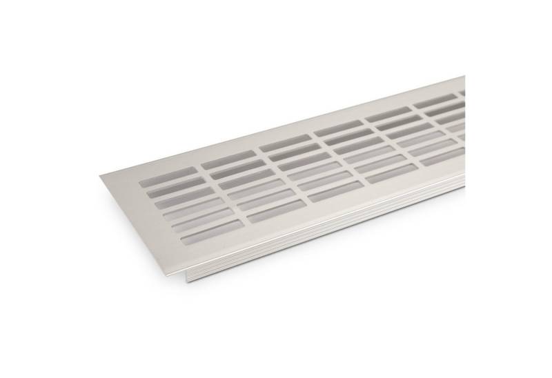 SO-TECH® Lüftungsgitter Lüftungsgitter Lochblech 480 x 81 mm Silber EV1 Lochgitter Stegblech von SO-TECH®