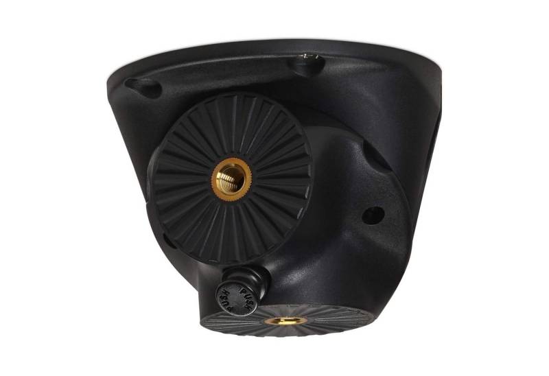 SO-TECH® Möbelbeschlag 4 x Tischbein-Drehbeschlag CURLY Ø 115 mm x 85 mm Tischbeschläge (4 St), (M10 x 20 mm) schwarz klappbar durch Drehung Tischfußverbinder von SO-TECH®