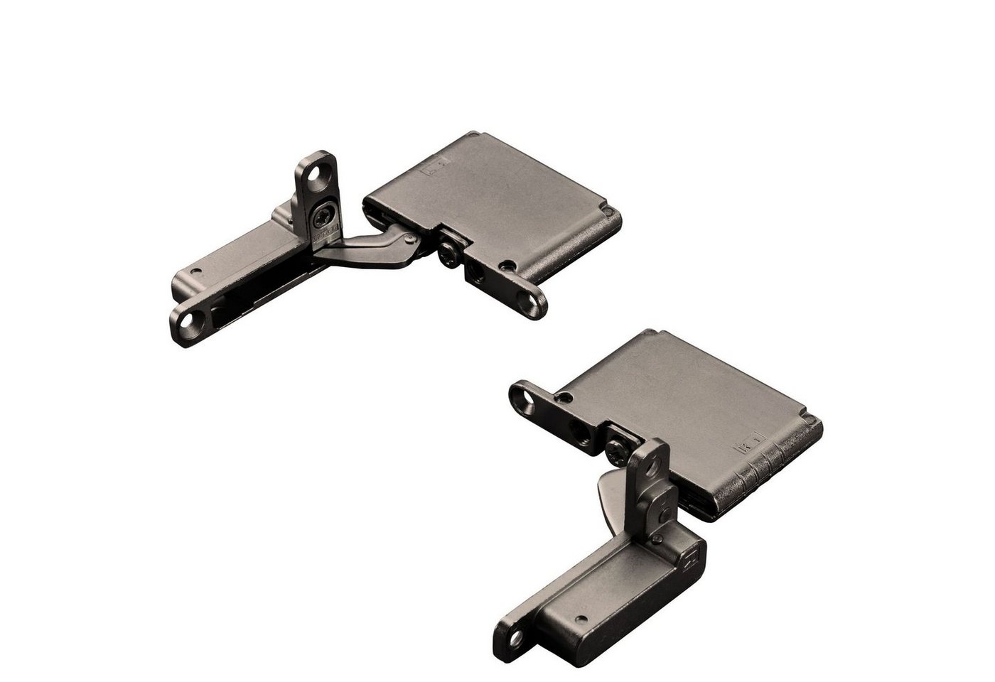 SO-TECH® Möbelbeschlag 1 Paar Salice AIR Scharniere 105° zum Einlassen in Front&Korpusboden (2 St), Möbelscharnier Schrankscharnier Möbelband von SO-TECH®