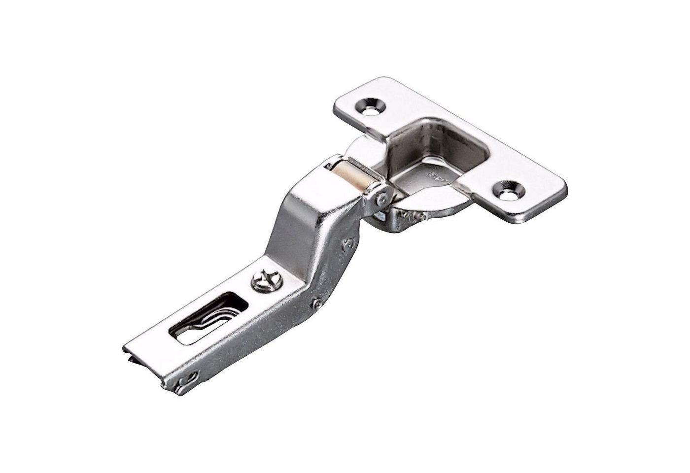 Salice Möbelbeschlag 2 Stück Salice Topfband Serie 200 S200 110° (2 St), Bohrbild T45 Nickel matt MPL Linear H6 Schrankscharnier von Salice