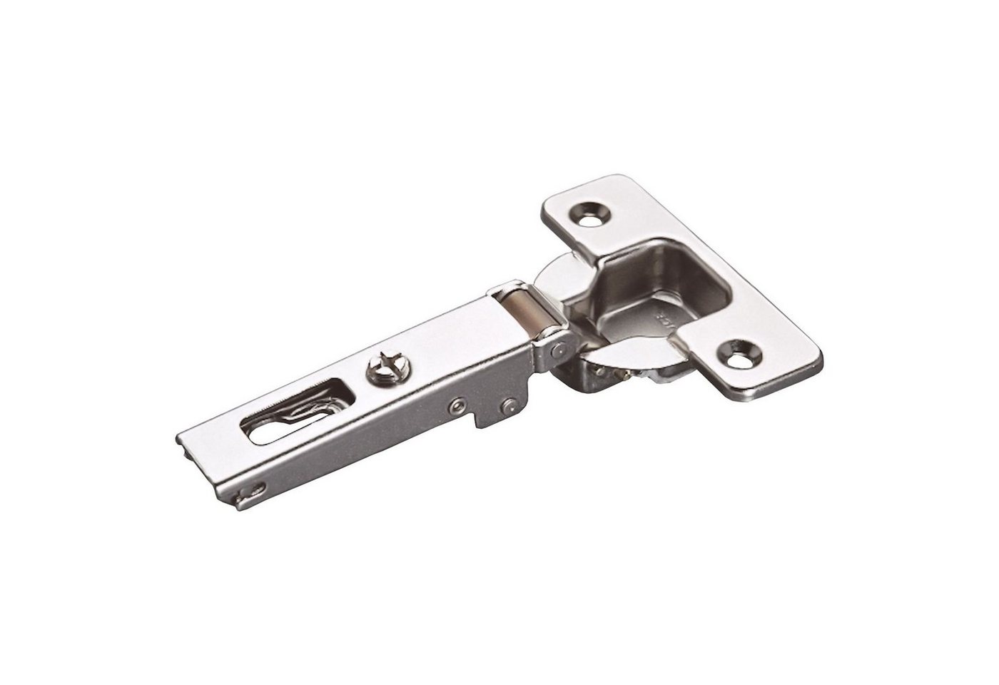 Salice Möbelbeschlag 2 Stück Salice Topfband Serie 200 S200 110° (2 St), Bohrbild T52 Nickel matt MPL Linear H3 Schrankscharnier von Salice