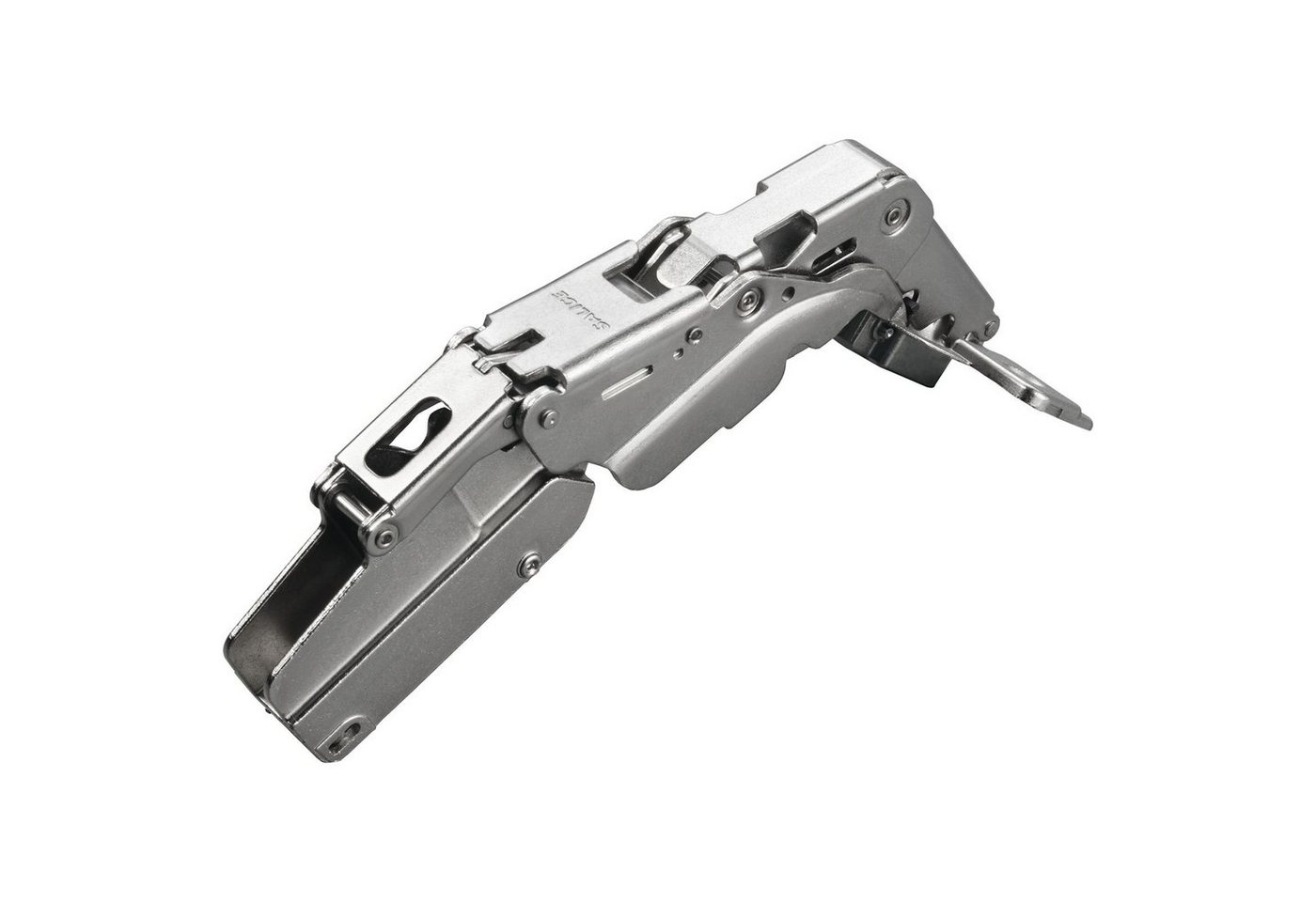 Salice Möbelbeschlag 2 Stück Salice Topfband Serie 200 S200 155° (2 St), Bohrbild T45 Nickel matt MPL Linear H3 Schrankscharnier von Salice