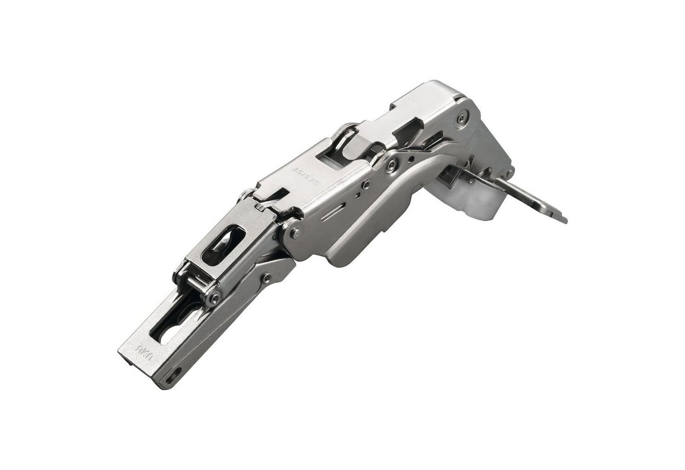 Salice Möbelbeschlag 2 Stück Salice Topfband Serie 200 S200 Dämpfung 155° (2 St), Bohrbild T45 Nickel matt MPL Langloch H3 Schrankscharnier von Salice