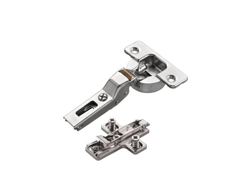 Salice Möbelbeschlag 2 x Salice Topfband S700 110° Bohrbild T45 Nickel matt MPL EXZ H6 (2 St) von Salice