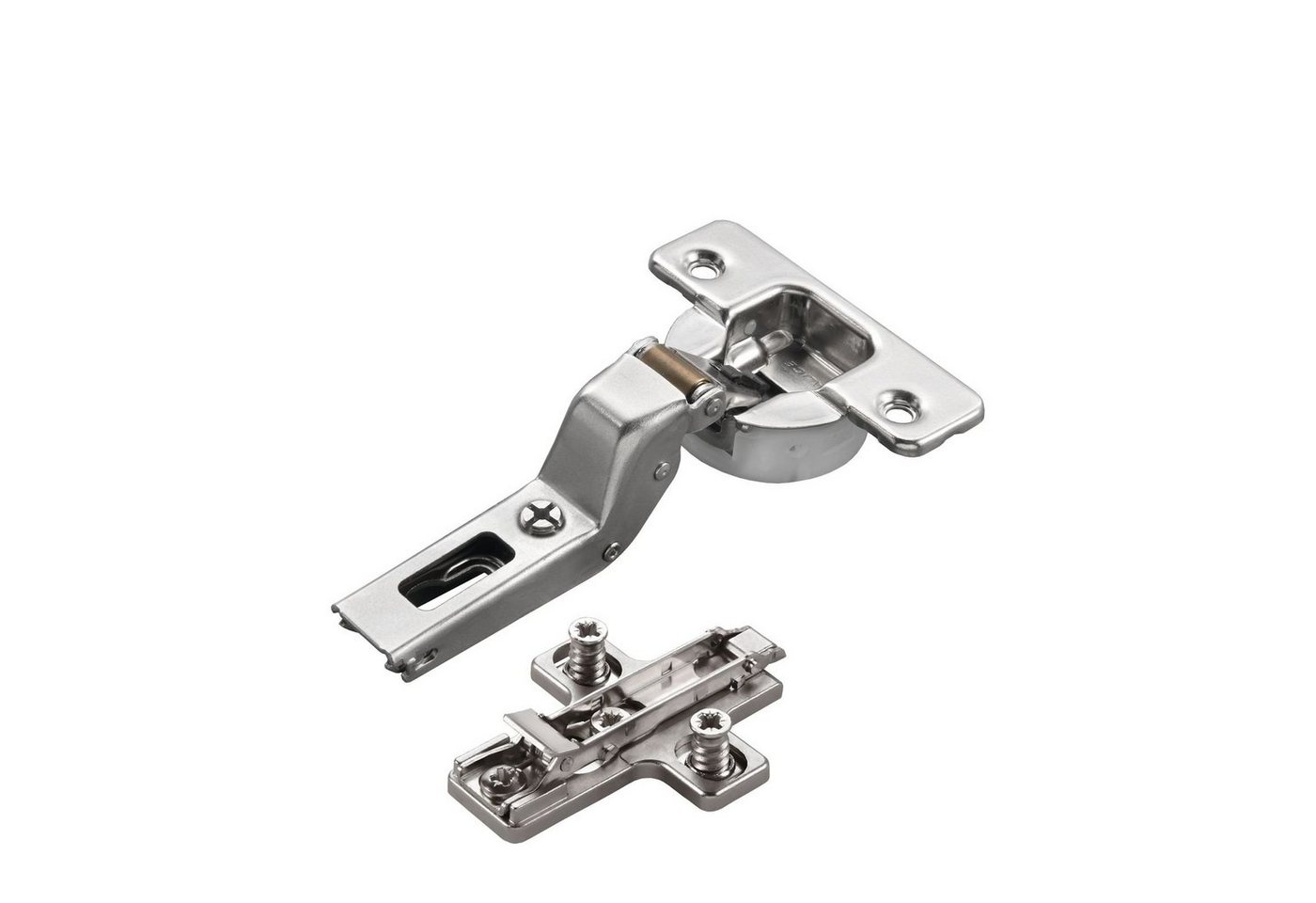 Salice Möbelbeschlag 2 x Salice Topfband S700 110° Bohrbild T52 Nickel matt MPL EXZ H3 (2 St) von Salice
