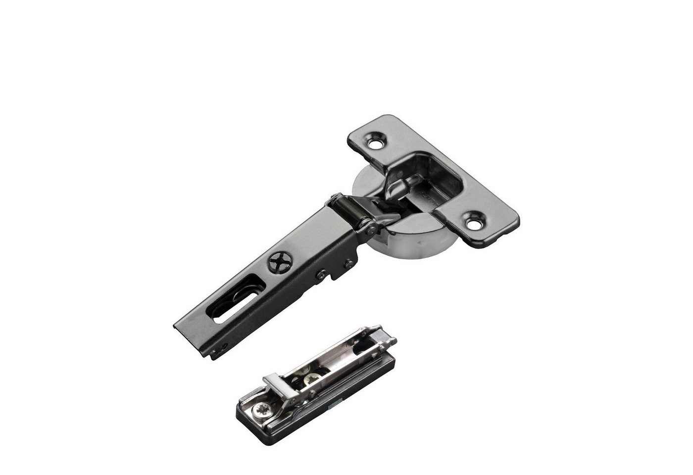 Salice Möbelbeschlag 2 x Salice Topfband S700 110° T48 Titanium anthrazit MPL Linear H3 (2 St) von Salice
