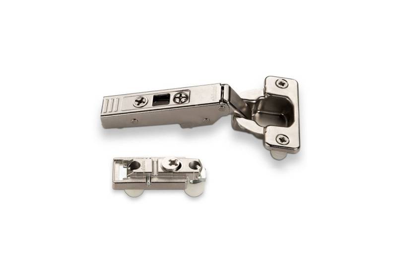 blum Möbelbeschlag CLIP Scharnier 107° Eckanschlag 75T1580 mit Linearplatte (1 St) von blum